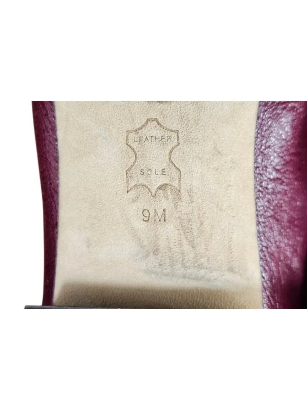 Tory Burch Burgundy Leather Pointed Toe Loafers Flats Women’s Size 9M